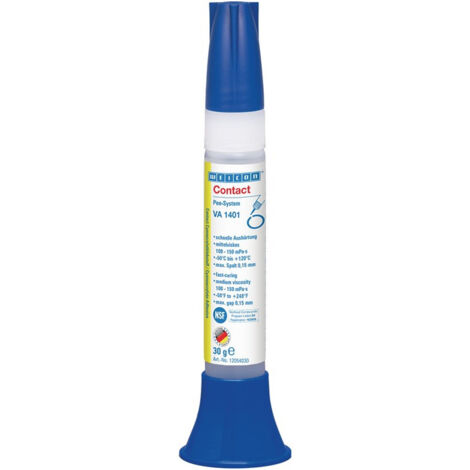 Colle cyanoacrylate VA 1401 30 g liquide incolore et clair système Pen WEICON (Par 20)