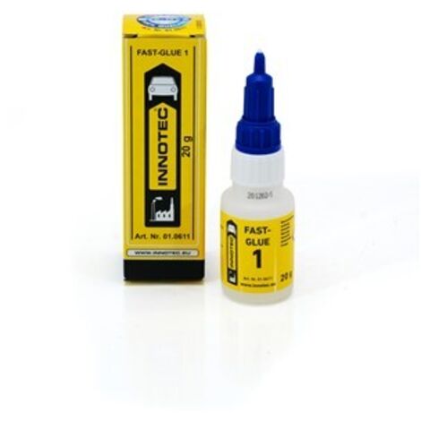 Colle cyanocrylate - Usage : Matériaux souples - Référence produit : Fast Glue 1 - INNOTEC