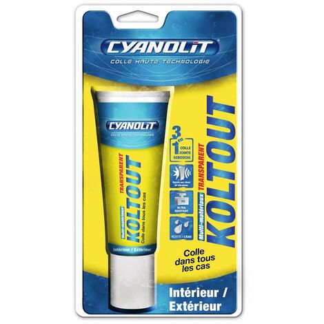 Colle cyanolit koltout transparent tube 50 ml
