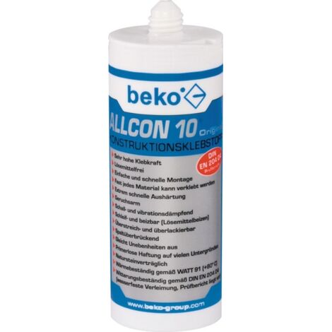 Colle de construction Allcon 10® beige EN 204:D4 150 ml