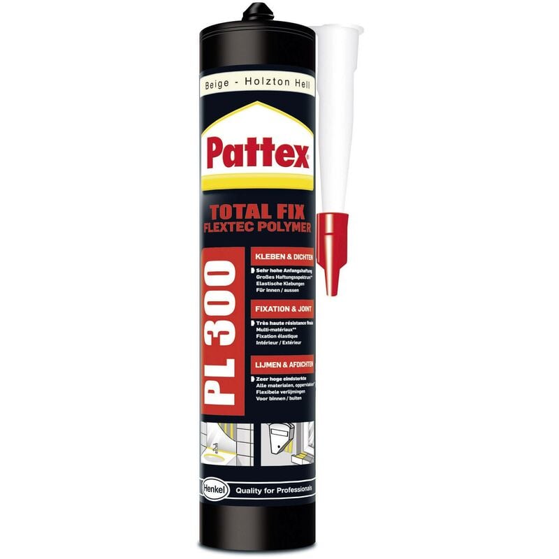 Flextec Polymer Colle de montage Couleur beige PPL3B 410 g S85461 - Pattex