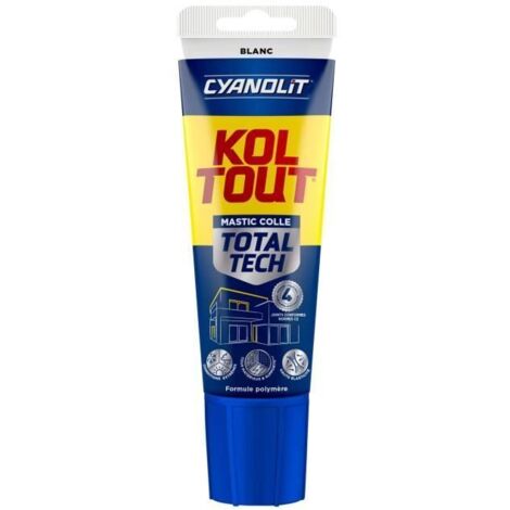Colle de fixation et d'étanchéité - CYANOLIT - Total tech - Tube 125 ml - Haute résistance - Ultra-polyvalente