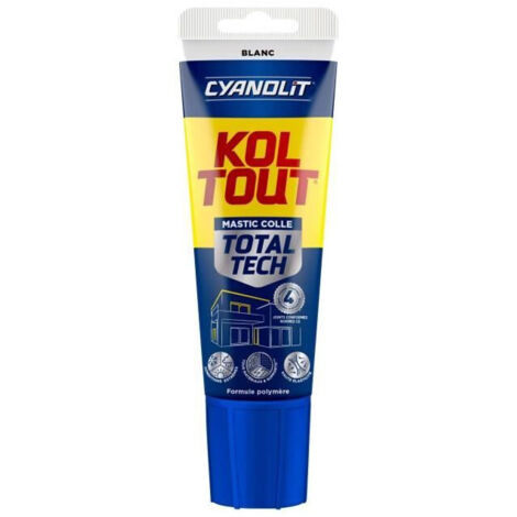 Colle de fixation et d'étanchéité - CYANOLIT - Total tech - Tube 125 ml - Haute résistance - Ultra-polyvalente