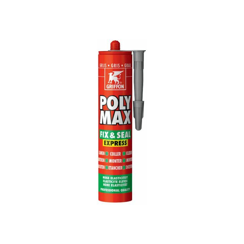 Mastic/Colle polymax fix&seal gris cartouche 425g