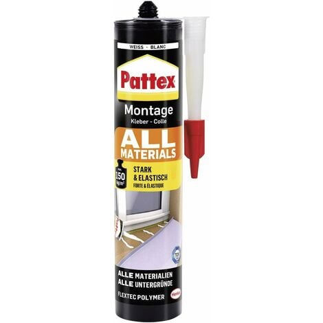 Colle de montage Pattex All Materials PXA45 Couleur blanc 450 g