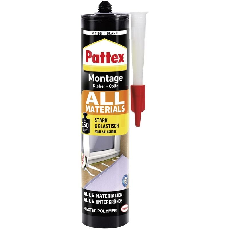 Pattex - Colle de montage All Materials PXA45 Couleur blanc 450 g V689681