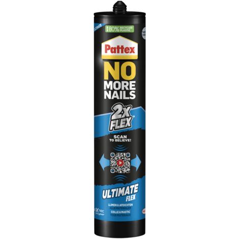 Colle de montage Pattex Ni Clou Ni Vis intérieur/extérieur transparent 390gr - Transparent