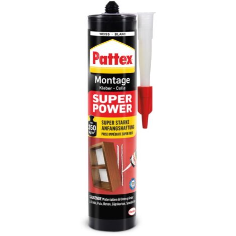Colle de montage Pattex Super Power PXS37 Couleur blanc 370 g