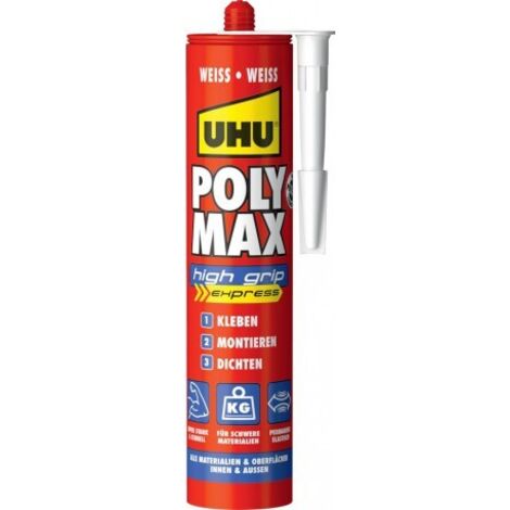 Colle de montage Poly Max High Grip Express 440 g UHU 47230 Q406691