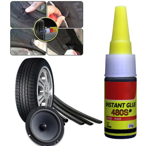 Colle de réparation de pneus étanche, liaison professionnelle forte pour voiture, moto, vélo, camion.