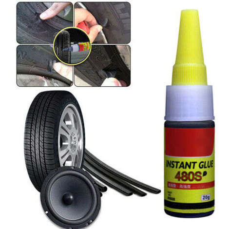 Colle de réparation de pneus étanche, liaison professionnelle forte pour voiture, moto, vélo, camion.