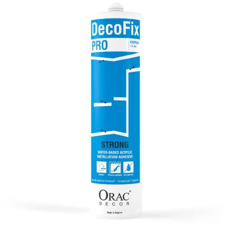 Colle Decofix Pro FDP500 Orac Decor - fixation corniches, moulure, plinthes - 290 ml A l'unité