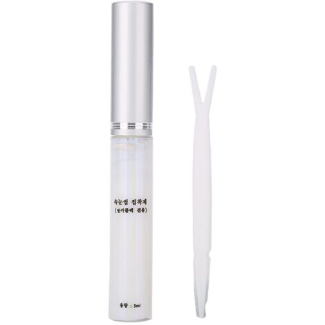 Colle Double Paupière Invisible Naturelle, Stylo Gel Cils Longue Tenue
