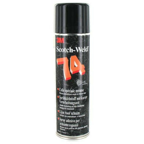 Colle en aérosol 3M Scotch-Weld 74 spéciale mousse x 5