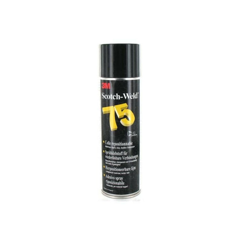 3M - Colle en aérosol Scotch-Weld 75 repositionnable x 5