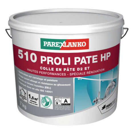 Colle en pâte pour carrelage PAREXLANKO 510 Proli Pâte HP - 7 kg - L510-07