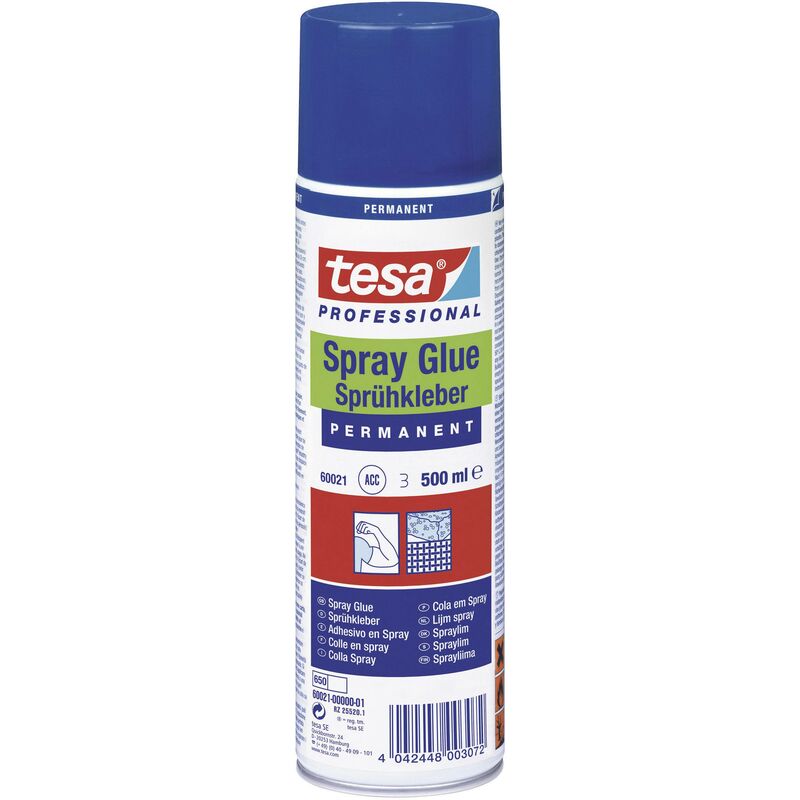 Tesa - Colle en spray permanente 500ml 60021-00000-00 C07292