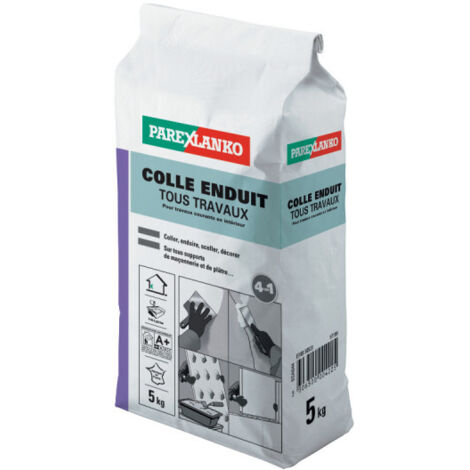 colle enduit tous travaux 5 kg