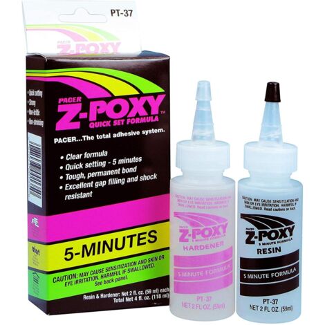Colle Epoxy - 118ml - 5 minutes - Zap - contenance : 360 041 Z-POXY 5mn 118 ml