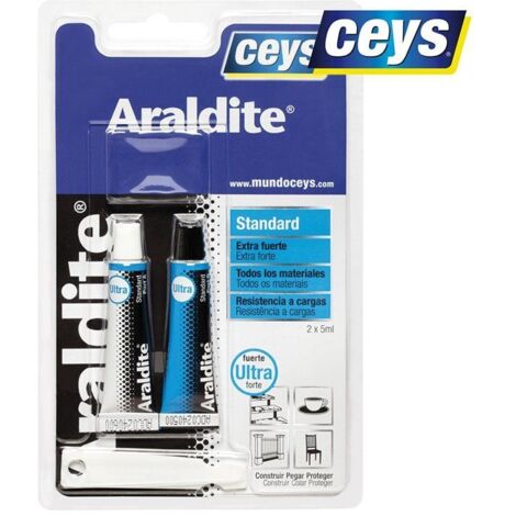 Colle époxy Araldite Standard Colle époxy Bicomposant Ultra-résistante - Ceys