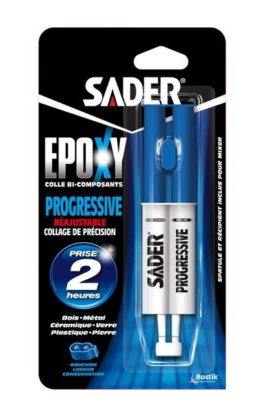 Sader - Colle Epoxy progressive 25ml Seringue