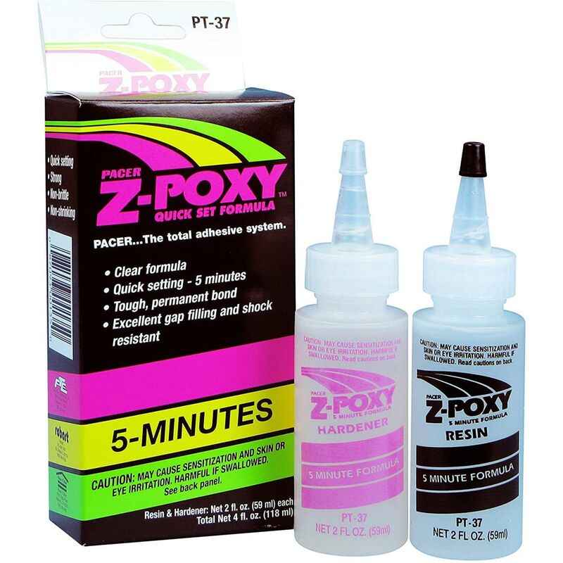 ZAP - Colle Epoxy - 118ml - 5 minutes contenance : 360 041 z-poxy 5mn 118 ml