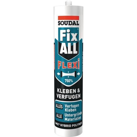 Colle et enduit d’étanchéité Fix All Flexi blanc 470 g