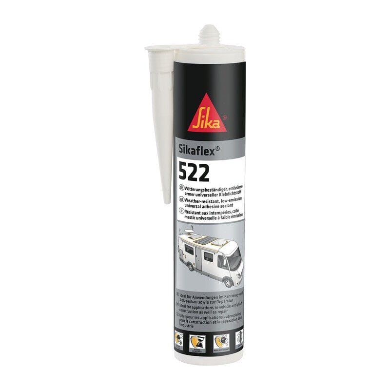 Colle et enduit d'étanchéité Sikaflex®-522 noir 300 ml sikaflex (Par 12)