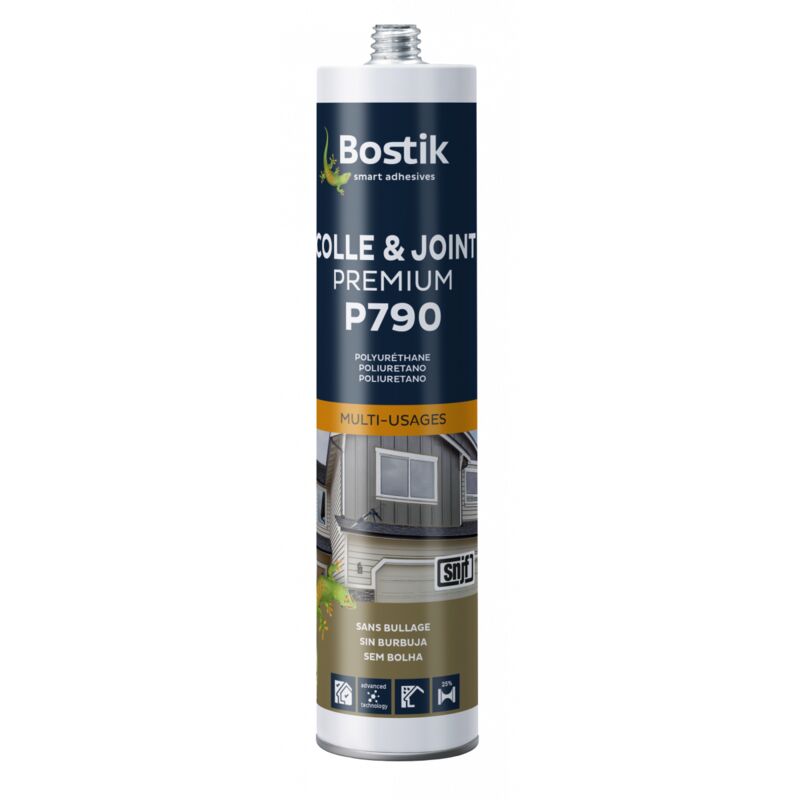 Bostik - Mastic multi-usages p790 colle & joint premium - Noir 300 ml - Noir