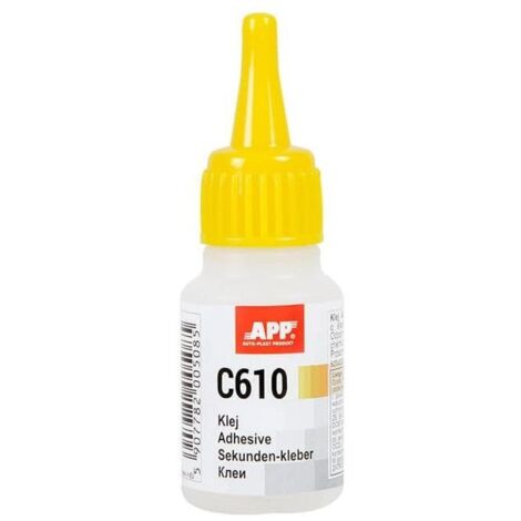 Colle extra forte - Cyanoacrylate - Pour caoutchouc, plastique, métal - 20g - APP