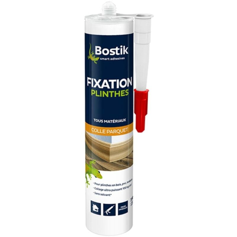 Bostik - Colle Fixation Plinthes Blanc 290ml