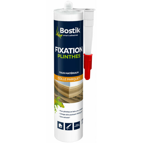 Colle fixation plinthes - Blanc 310 ml - Blanc