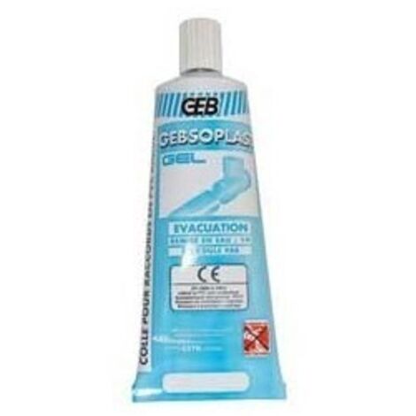 Colle gebsoplast g gel pour tubes et raccords pvc rigide