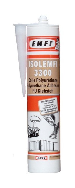Emfi - Colle gel Isol 3300 - Cartouche de 300 ml - 50040AE064