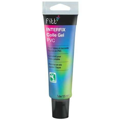 INTERPLAST Colle gel PVC Interfix en tube 125ml - Fitt