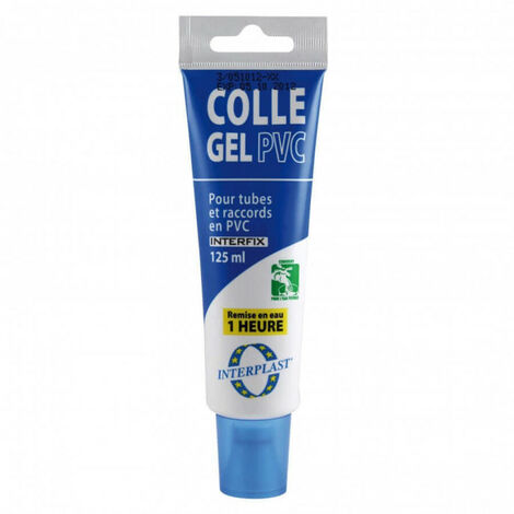 Colle gel pvc interfix tube rigide 125 ml