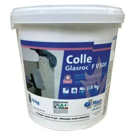 Colle Glasroc F V500 - seau de 15 kg - PLACOPLATRE