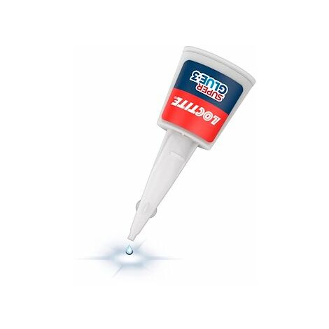 Colle glue liquide flacon doseur Super Glue 3 permanente 5 gr