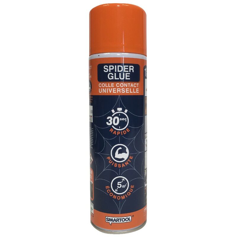 Smartool - Colle Glue Universelle Spray Spider Glue 200ml Prise 30 sec