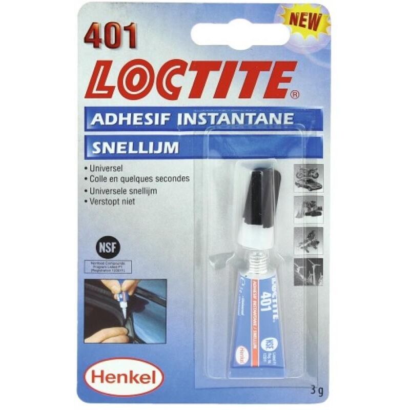 Loctite - Colle instantanée multi-usages 401 tube de 3 grammes