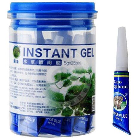 Colle instantanée pour aménagement paysager (25x) pour plantes, corail, pierre, bois, corail