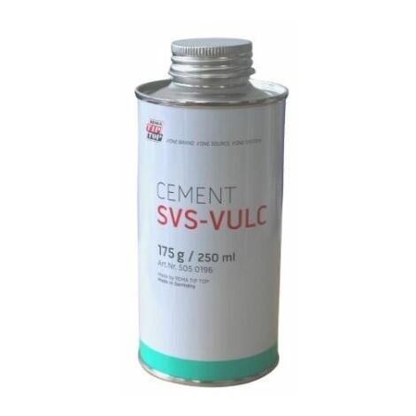 Colle vulcanisante pour chambres à air – Temps de séchage 5 min – Compatible avec pinceau TIP TOP – 175 g – 5050196
