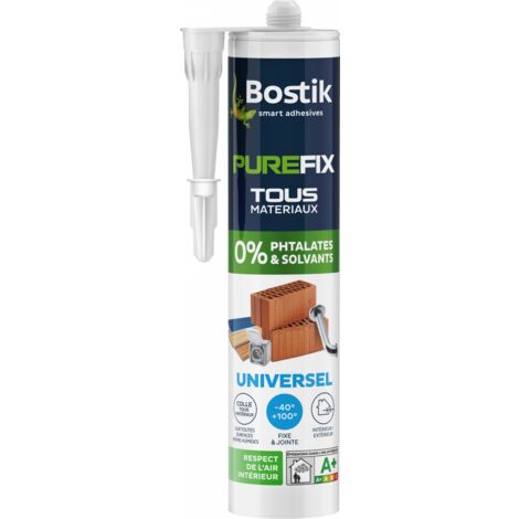 Colle mastic bostik purefix universel - Blanc  0,29 L