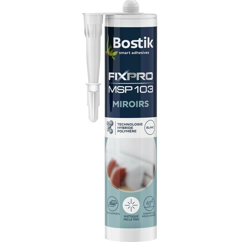 Bostik - mastic FIXpro msp 103 Miroirs 290 ml