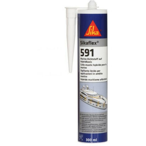 Colle mastic hybride marine SIKA Sikaflex-591 - Noir - 300ml