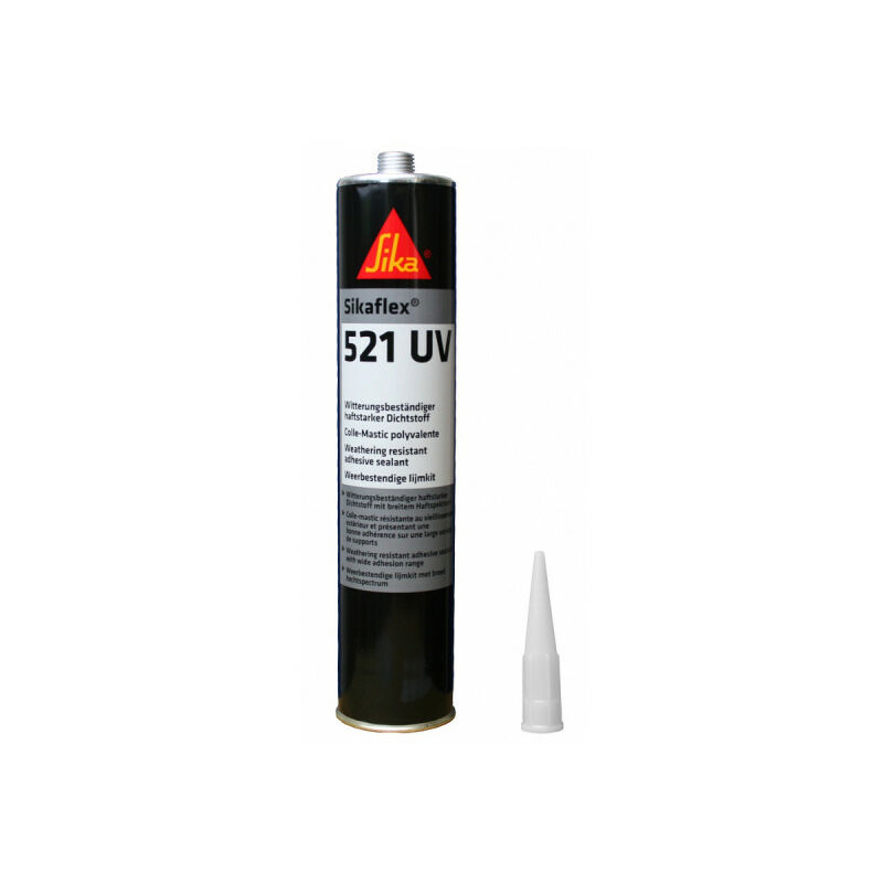 Colle mastic hybride SIKA Sikaflex 521 UV - Blanc - 300ml - Blanc