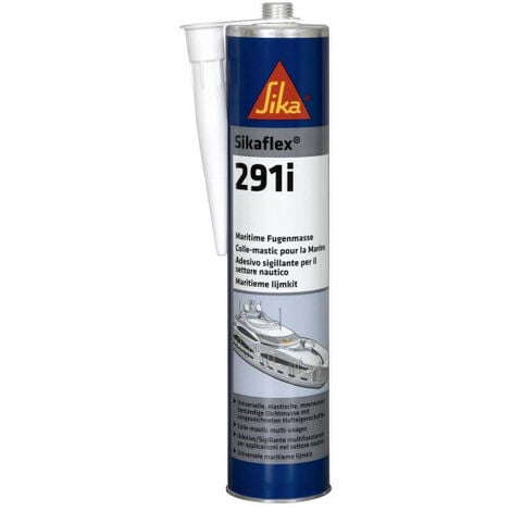 Colle mastic marine SIKA Sikaflex 291i - Blanc - 300ml