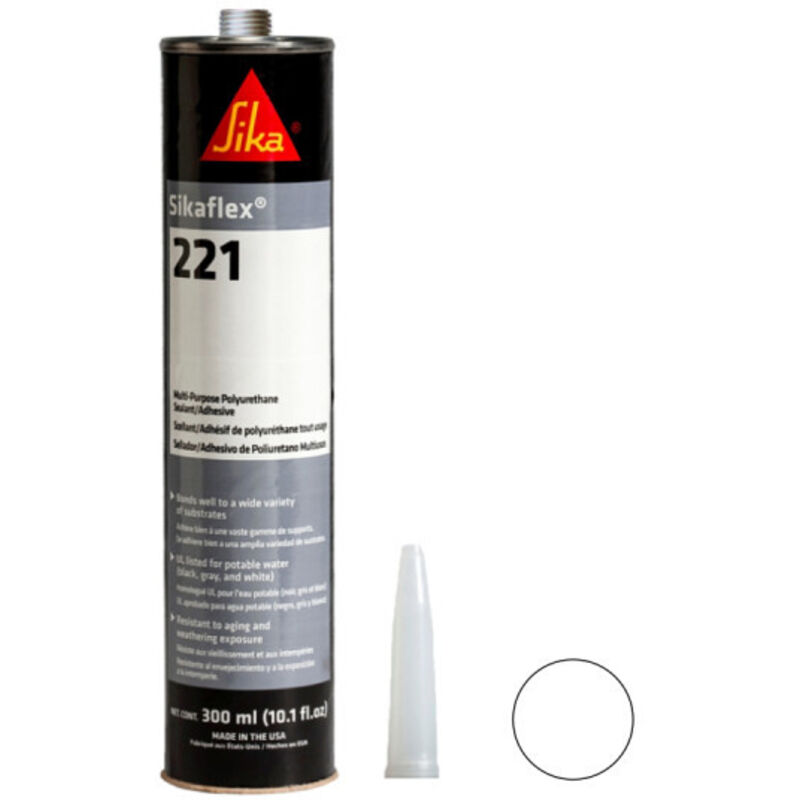 Mastic Sika flex 221 - Blanc