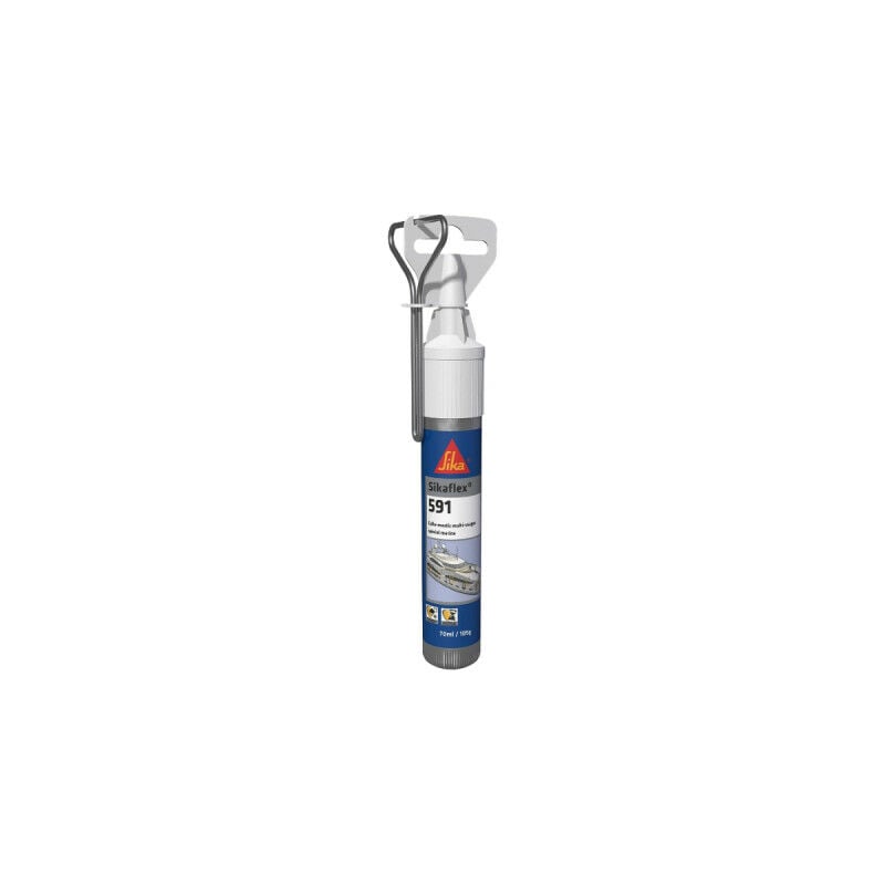 Colle mastic multi-usages Sika Sika flex 591 - Blanc - 70ml - Blanc