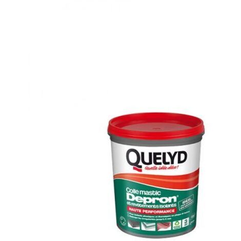 Colle mastic pour matériaux isolants – Haute performance pour plaques Depron – Application facile sans solvant – 1 kg – Quelyd